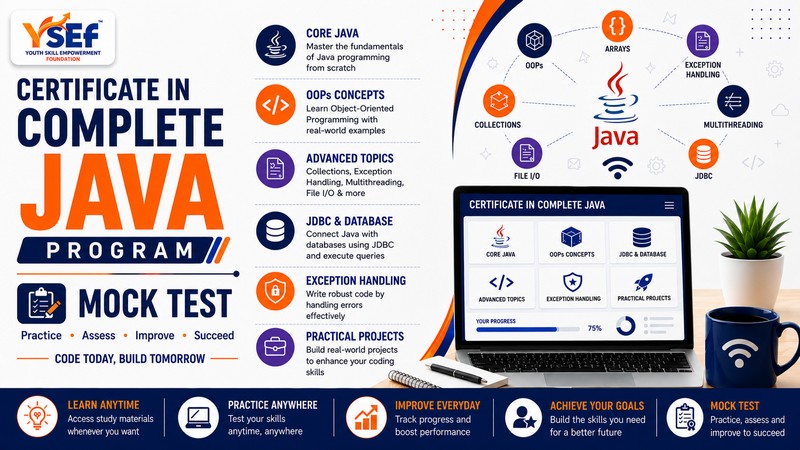 Certificate in Complete Java